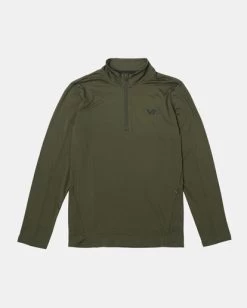 RVCA SPORT VENT HALF-ZIP PULLOVER 11 RVCA SPORT VENT HALF-ZIP PULLOVER -Rvca avykt00169 rvcaf dko frt1