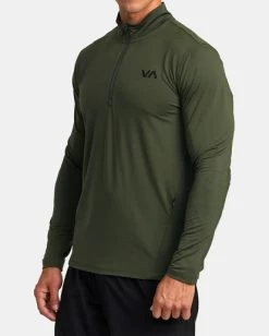 RVCA SPORT VENT HALF-ZIP PULLOVER 7 RVCA SPORT VENT HALF-ZIP PULLOVER -Rvca avykt00169 rvcaw dko sd3