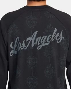 RVCA MISTER CARTOON SMILE NOW BASEBALL T-SHIRT -Rvca avykt00251 rvcaw bky dtl2