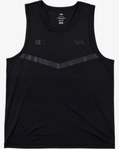 RVCA RUNNER TANK TOP -Rvca avykt00272 rvcaf blk frt1