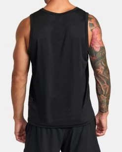 RVCA RUNNER TANK TOP -Rvca avykt00272 rvcaw blk bck3