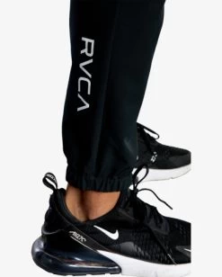 RVCA YOGGER TRACK PANTS II -Rvca avynp00109 rvcaw blk dtl2
