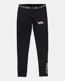 RVCA VA SPORT COMPRESSION TIGHTS -Rvca avynp00191 rvcaf blk frt1