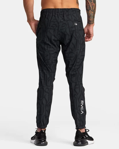 RVCA THUG ROSE YOGGER TECHNICAL JOGGERS 2 RVCA THUG ROSE YOGGER TECHNICAL JOGGERS - Image 2