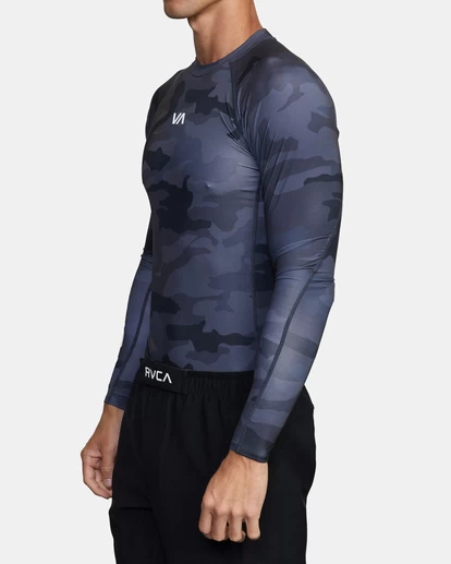 RVCA VA SPORT LONG SLEEVE RASHGUARD 2 RVCA VA SPORT LONG SLEEVE RASHGUARD - Image 2