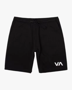 RVCA SPORT ELASTIC WALKSHORTS IV 19" -Rvca avyws00135 rvcafg blk frt1