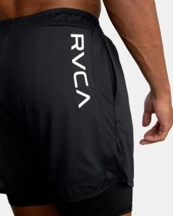 RVCA VA SPORT | SPORT VENT RUNNING SHORTS 15" 11 RVCA VA SPORT | SPORT VENT RUNNING SHORTS 15" -Rvca avyws00148 rvcaw blk dtl3