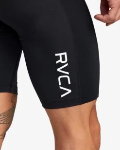 RVCA COMPRESSION TRAINING SHORTS -Rvca avyws00243 rvcaw blk dtl2