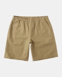RVCA HI-GRADE ELASTIC 20" SHORTS -Rvca avyws00252 rvcaf kha frt1