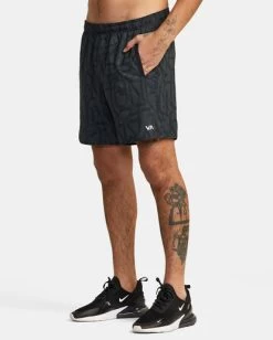 RVCA THUG ROSE YOGGER STRETCH PERFORMANCE SHORTS