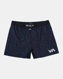 RVCA THUG ROSE FIGHT SCRAPPER 15" TECHNICAL SHORTS 11 RVCA THUG ROSE FIGHT SCRAPPER 15" TECHNICAL SHORTS -Rvca avyws00256 rvcaf blk frt1