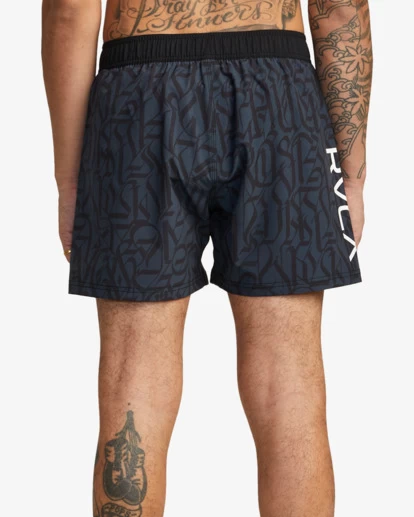 RVCA THUG ROSE FIGHT SCRAPPER 15" TECHNICAL SHORTS 2 RVCA THUG ROSE FIGHT SCRAPPER 15" TECHNICAL SHORTS - Image 2