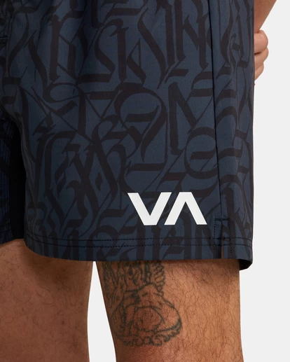 RVCA THUG ROSE FIGHT SCRAPPER 15" TECHNICAL SHORTS 3 RVCA THUG ROSE FIGHT SCRAPPER 15" TECHNICAL SHORTS - Image 3