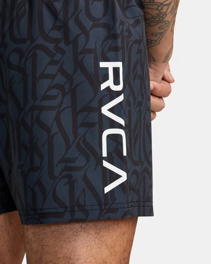 RVCA THUG ROSE FIGHT SCRAPPER 15" TECHNICAL SHORTS 4 RVCA THUG ROSE FIGHT SCRAPPER 15" TECHNICAL SHORTS - Image 4