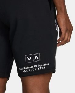 RVCA VA SPORT 19" SPORTS SWEAT SHORTS -Rvca avyws00295 rvcaw bkw dtl3