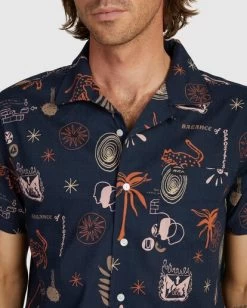 RVCA NEW NATES SHORT SLEEVE SHIRT -Rvca avywt00345 rvcaw mdy dtl1