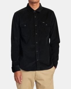 RVCA FREEMAN CORDUROY LONG SLEEVE SHIRT