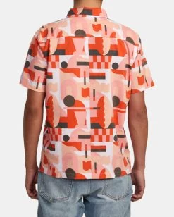 RVCA JESSE BROWN SHORT SLEEVE SHIRT -Rvca avywt00378 rvcaw mul bck3