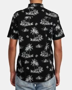 RVCA BENJAMIN JEANJEAN PROWLER SHORT SLEEVE SHIRT -Rvca avywt00380 rvcaw blk bck3
