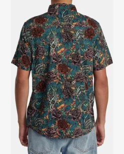 RVCA Martin Ander Short Sleeve Shirt -Rvca avywt00413 rvcaw mul bck3