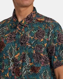 RVCA Martin Ander Short Sleeve Shirt -Rvca avywt00413 rvcaw mul dtl1