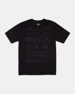 RVCA ALL BRAND WORKOUT T-SHIRT 11 RVCA ALL BRAND WORKOUT T-SHIRT -Rvca avyzt00840 rvcaf bl2 frt1
