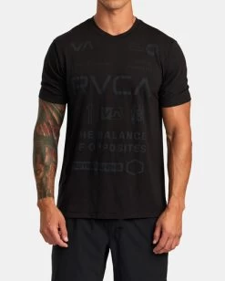 RVCA ALL BRAND WORKOUT T-SHIRT