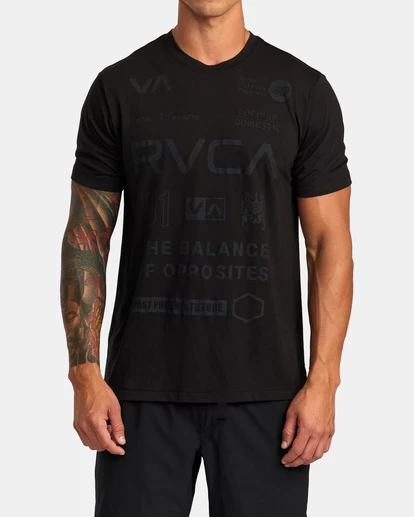 RVCA ALL BRAND WORKOUT T-SHIRT 1 RVCA ALL BRAND WORKOUT T-SHIRT
