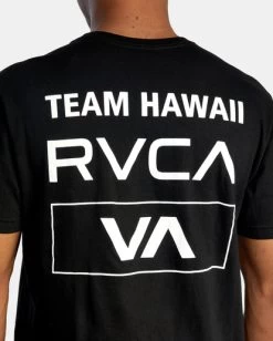 RVCA PENN JUST ALOHA T-SHIRT -Rvca avyzt01128 rvcaw blk dtl2