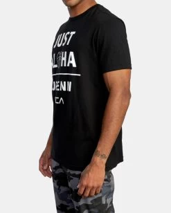 RVCA PENN JUST ALOHA T-SHIRT -Rvca avyzt01128 rvcaw blk sd3