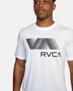 VA RVCA BLUR T-SHIRT -Rvca avyzt01370 rvcaw wht dtl1