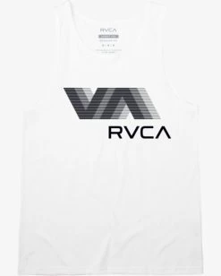 VA RVCA BLUR TANK TOP -Rvca avyzt01371 rvcaf wht frt1