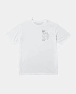 RVCA BALANCE GYRO T-SHIRT -Rvca avyzt01534 rvcaf wht frt1