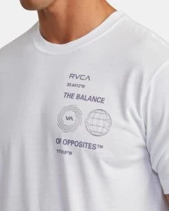 RVCA BALANCE GYRO T-SHIRT -Rvca avyzt01534 rvcaw wht dtl1