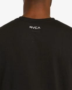 RVCA VA BANDED HAWAII T-SHIRT 11 RVCA VA BANDED HAWAII T-SHIRT -Rvca avyzt01536 rvcaw blk dtl2