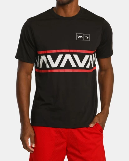RVCA VA BANDED HAWAII T-SHIRT 1 RVCA VA BANDED HAWAII T-SHIRT