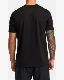 RVCA Pin Block T-Shirt -Rvca avyzt01538 rvcaw blk bck3