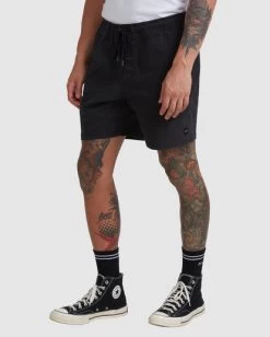 RVCA ESCAPE ELASTIC WALKSHORTS 17”