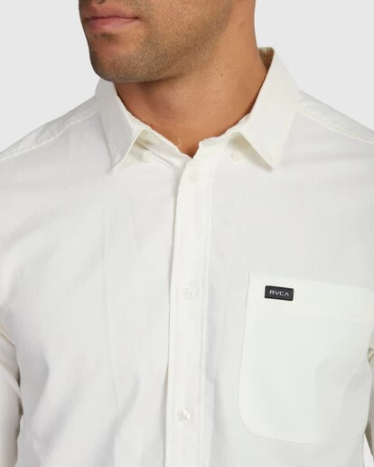 RVCA THAT'LL DO STRETCH LONG SLEEVE SHIRT 4 RVCA THAT'LL DO STRETCH LONG SLEEVE SHIRT - Image 4