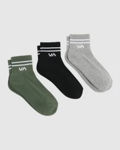 RVCA VA MINI CREW SOCK 3 PACK