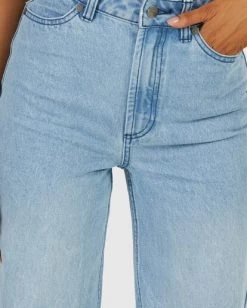 RVCA ELSA RIPPED DENIM -Rvca uvjdp00109 rvcaw blu dtl1