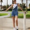 RVCA DENIM SLOUCHER OVERALL