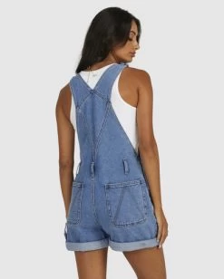 RVCA DENIM SLOUCHER OVERALL -Rvca uvjds00106 rvcaw den bck1