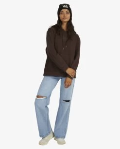 RVCA LOUNGE AROUND OS HOODIE -Rvca uvjft00120 rvcaw ctf0 frt9