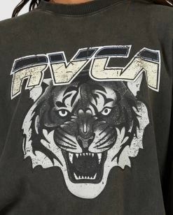 RVCA JUNGLE CAT CREW -Rvca uvjft00123 rvcaw ptk dtl1