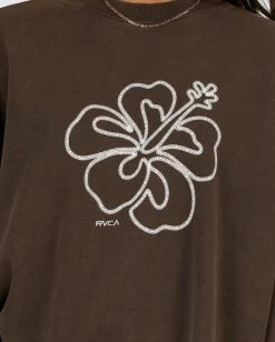 RVCA STAYCAY CREW -Rvca uvjft00124 rvcaw ctf0 dtl1