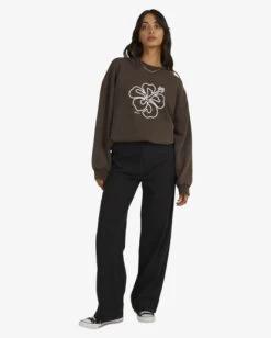 RVCA STAYCAY CREW -Rvca uvjft00124 rvcaw ctf0 frt9