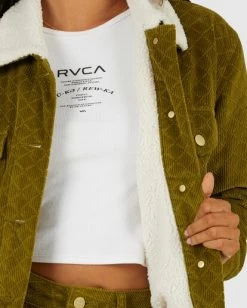 RVCA ROY SHERPA CORD JACKET 10 RVCA ROY SHERPA CORD JACKET -Rvca uvjjk00108 rvcaw gql0 dtl1