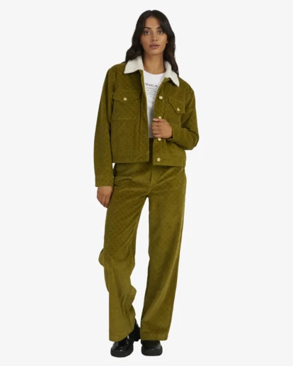 RVCA ROY SHERPA CORD JACKET 6 RVCA ROY SHERPA CORD JACKET - Image 6