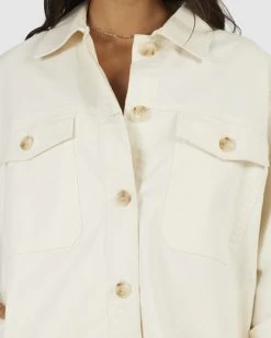 RVCA TWILL SHACKET 10 RVCA TWILL SHACKET -Rvca uvjjk00117 rvcaw nat dtl1